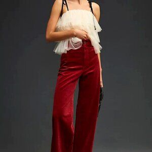 Maeve Colette pants, sz 25, red corduroy